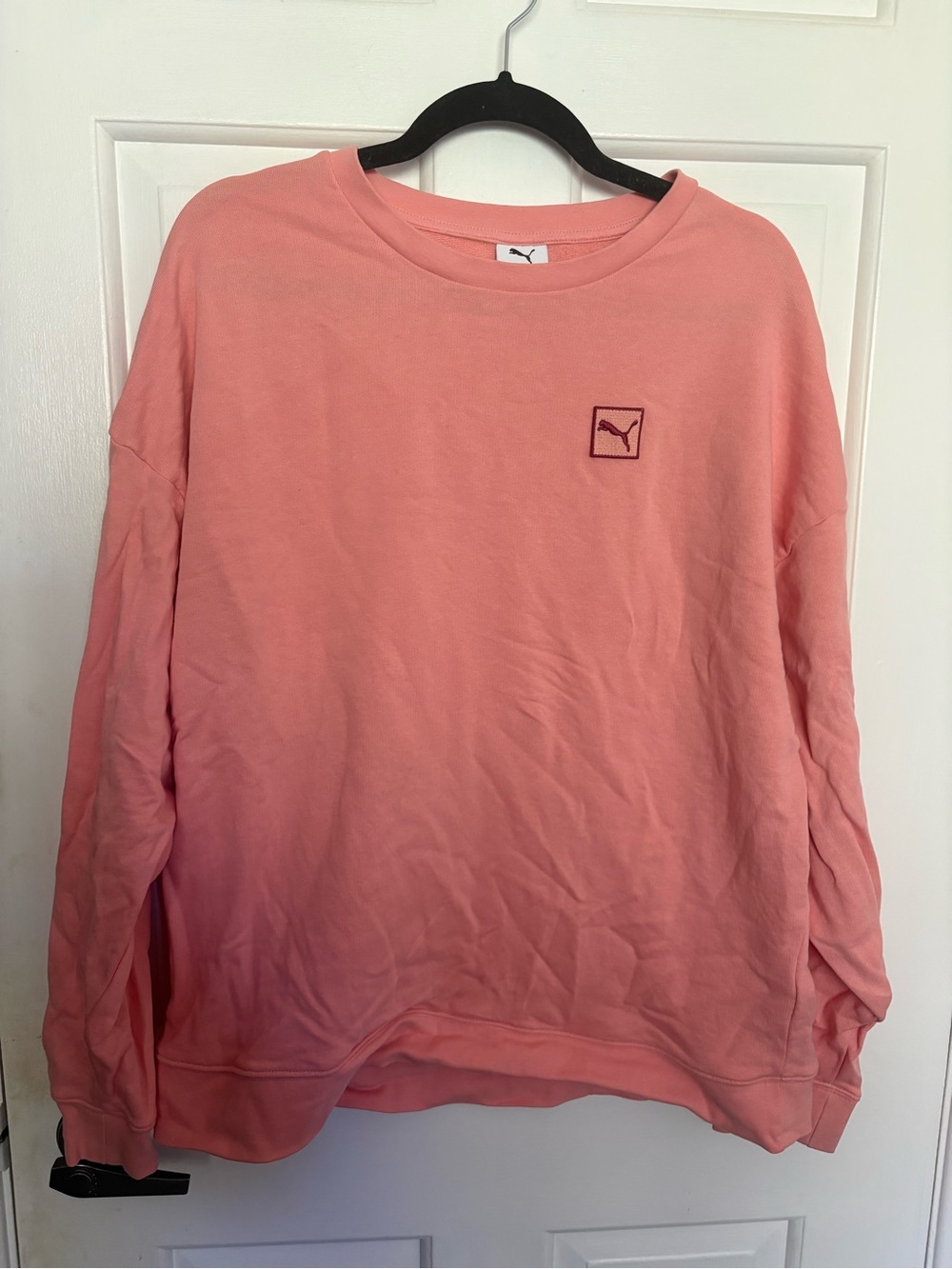 Puma Coral Pink Crew Sweatshirt